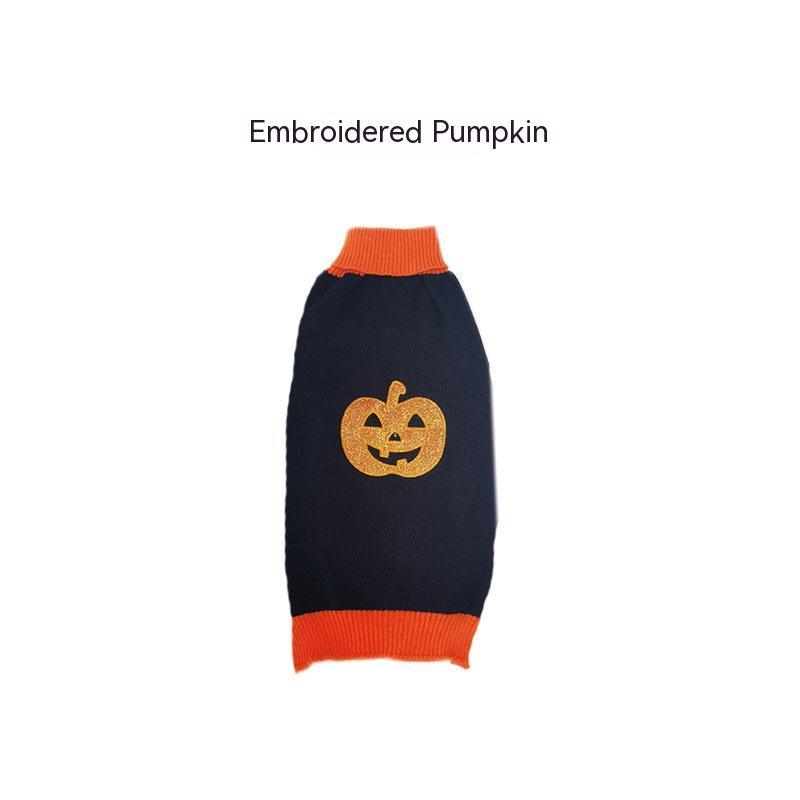 Halloween Dog Sweaters Pet Costume Warm Leisure Sweater Cosplay Clothes For Dogs-5