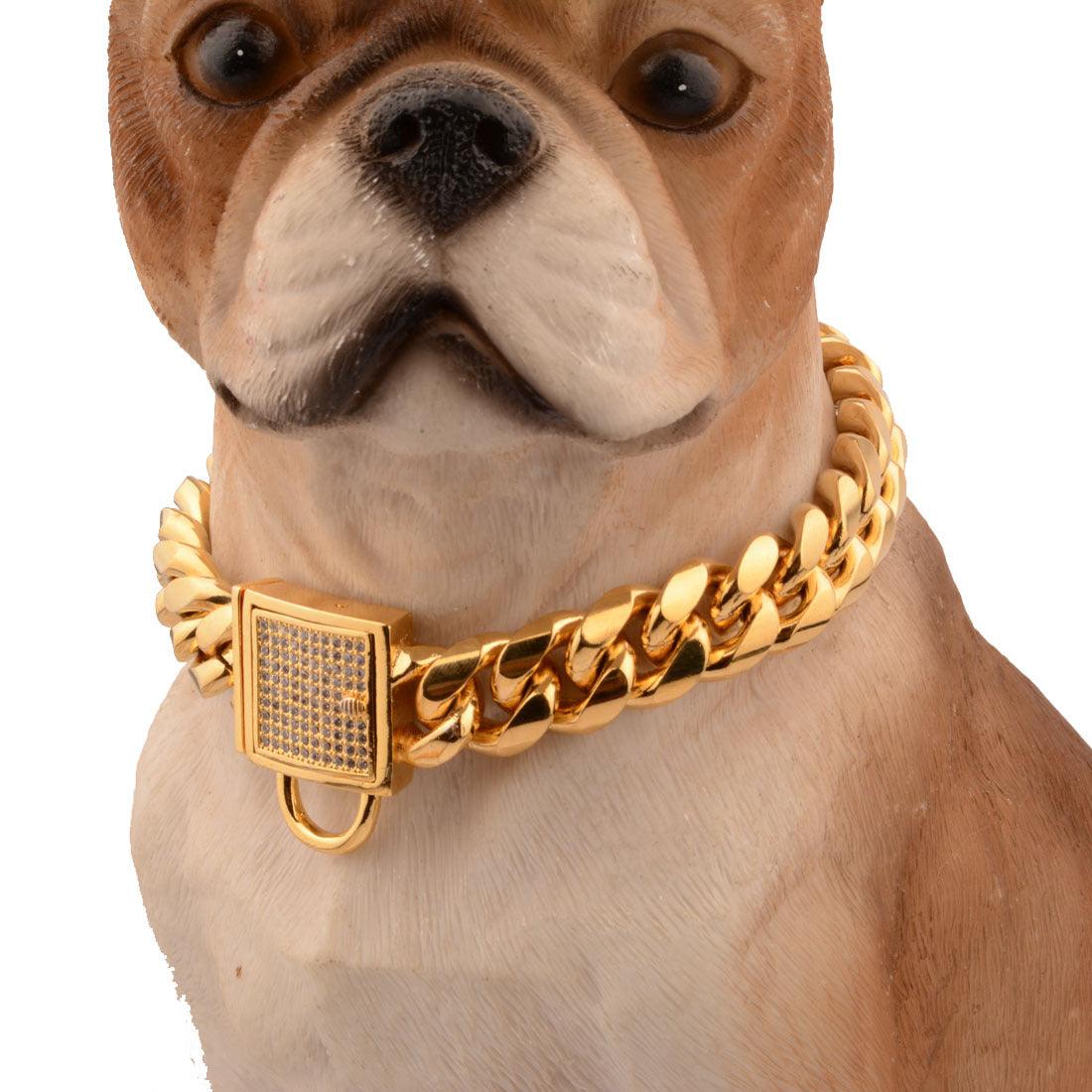 Golden Titanium Steel Encrypted Chain-0