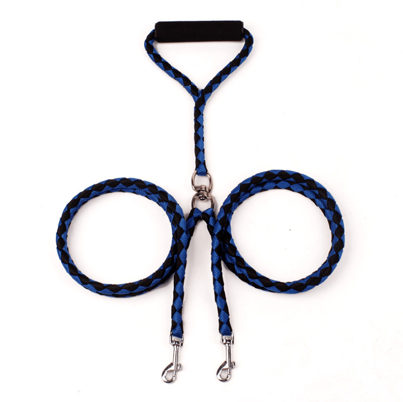 Double-Ended Hand-Knitted Braided Rope Dog Leash: The Ultimate Outdoor Companion-5