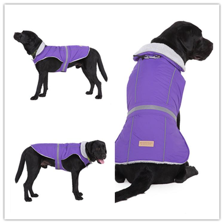 Night Glow Pet Winter Coat-3
