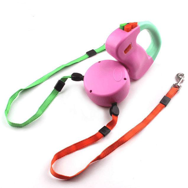 Ultimate Freedom Retractable Dual Pet Dog Walking Leash-2