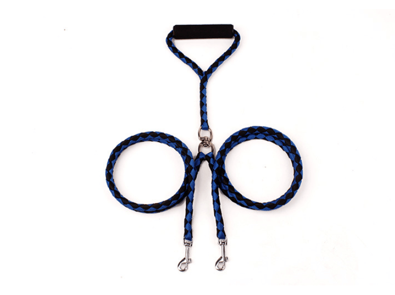 Double-Ended Hand-Knitted Braided Rope Dog Leash: The Ultimate Outdoor Companion-3
