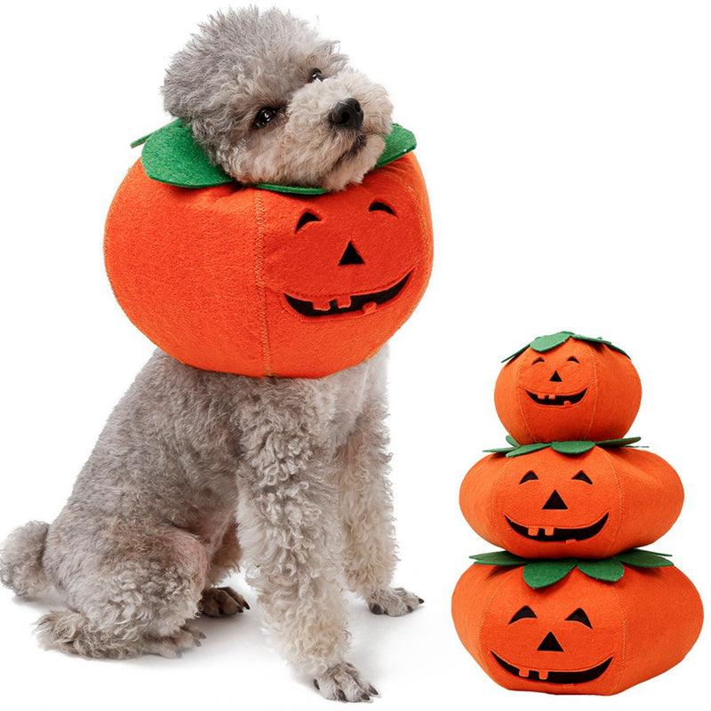 Halloween Pumpkin Pup Collar: Adorable Pet Cosplay Accessory For A Spooktacular Look!-2