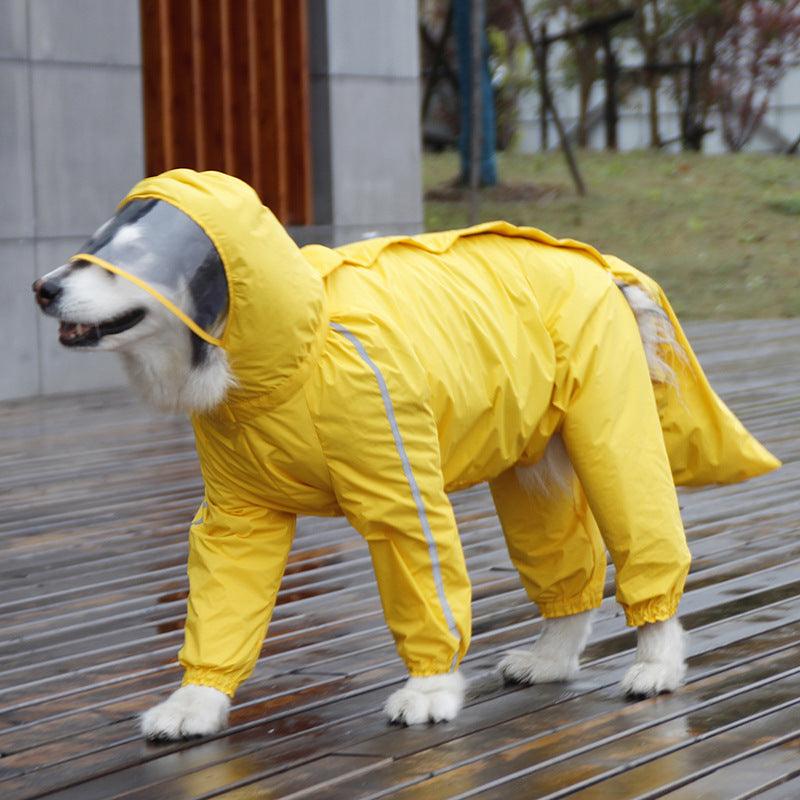 Pet Paws Waterproof Dog Poncho-3