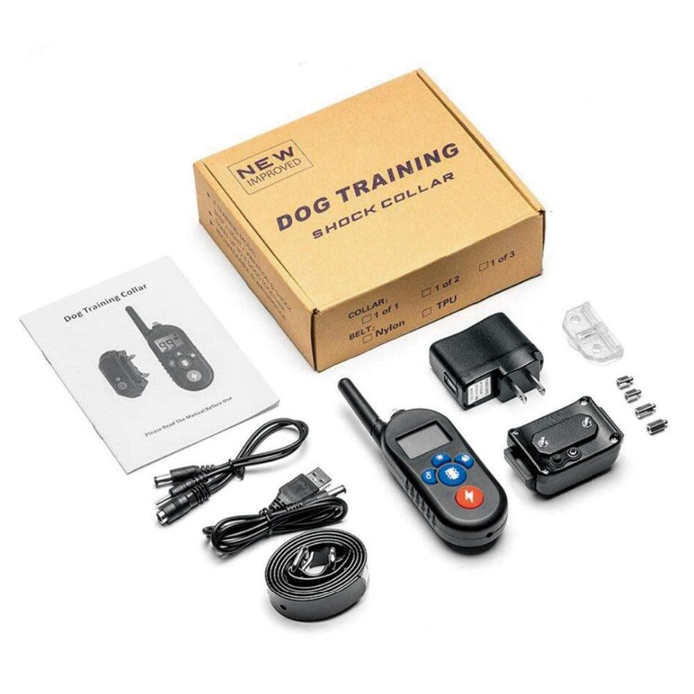 Ultimate Training Companion: Remote Control Electric Shock Vibration Warning Pet Collar-4