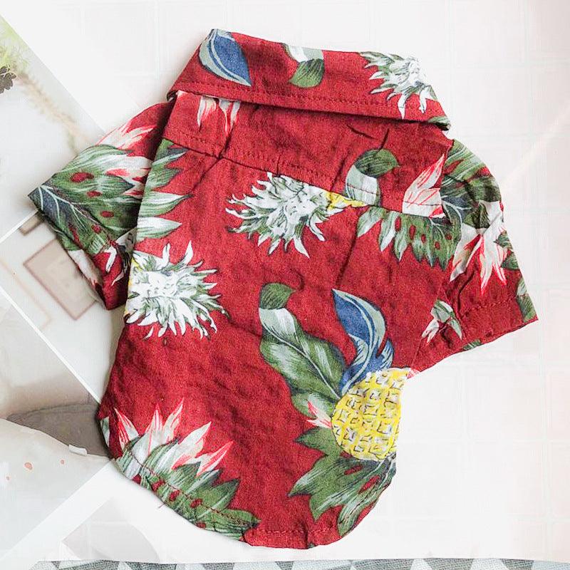 Hawaiian Paradise Pet Shirt: Stylish And Colorful Island Vibes For Your Furry Friend-6
