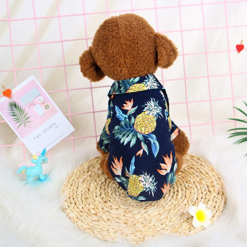 Hawaiian Paradise Pet Shirt: Stylish And Colorful Island Vibes For Your Furry Friend-0