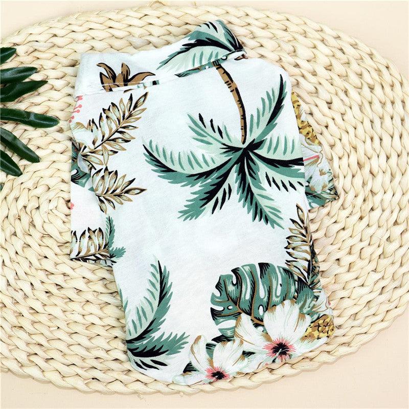 Hawaiian Paradise Pet Shirt: Stylish And Colorful Island Vibes For Your Furry Friend-1