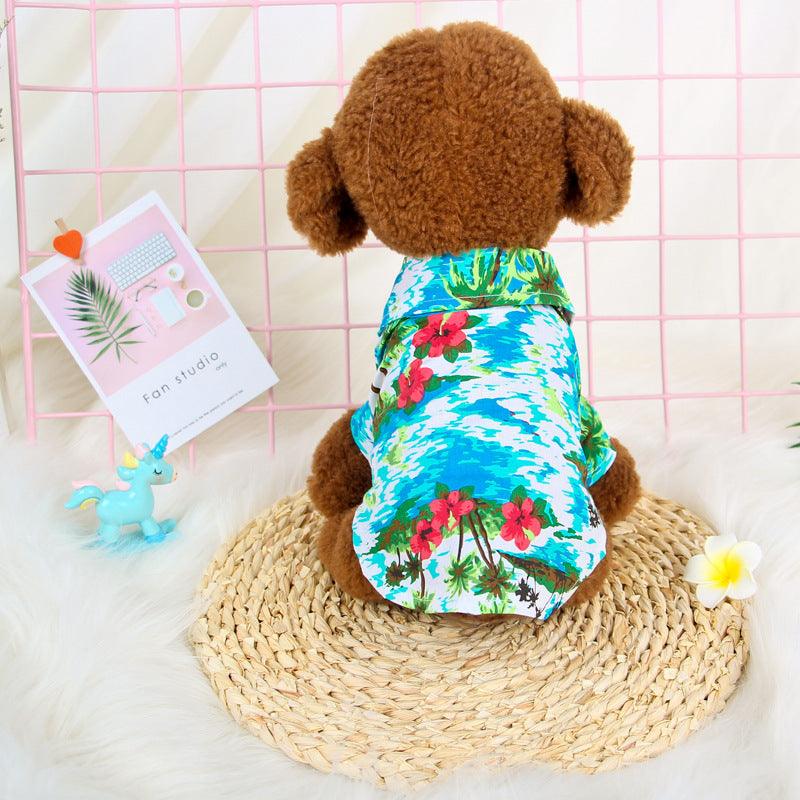 Hawaiian Paradise Pet Shirt: Stylish And Colorful Island Vibes For Your Furry Friend-5