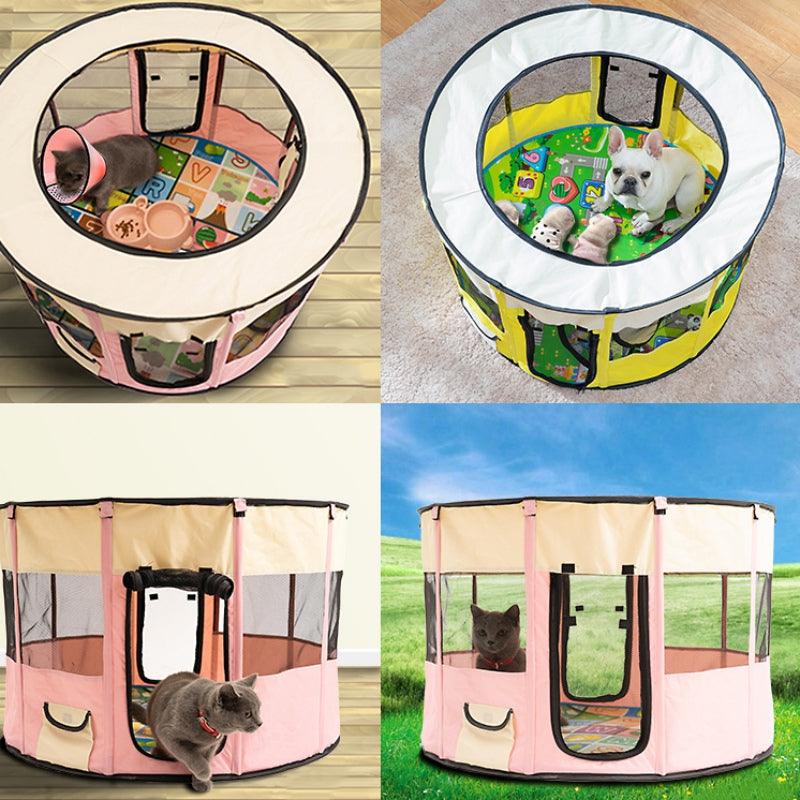 Portable Pet Haven: Versatile Oxford Cloth Crate For Pets-0