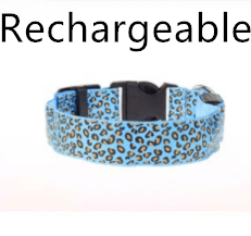 Leopard Glow-In-The-Dark Led Pet Collar: Keep Your Furry Friend Safe And Stylish!-12