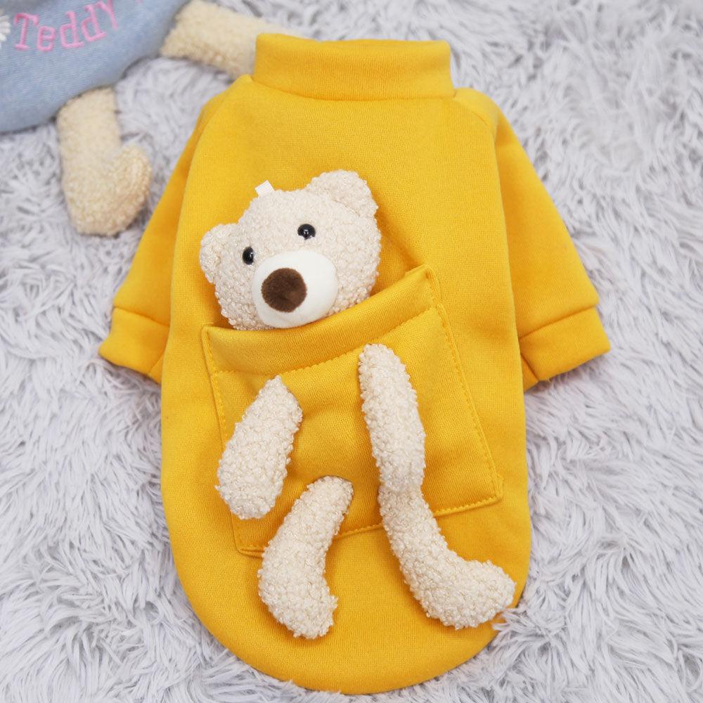 Lovable Cartoon Animal Print Pet Sweater-1