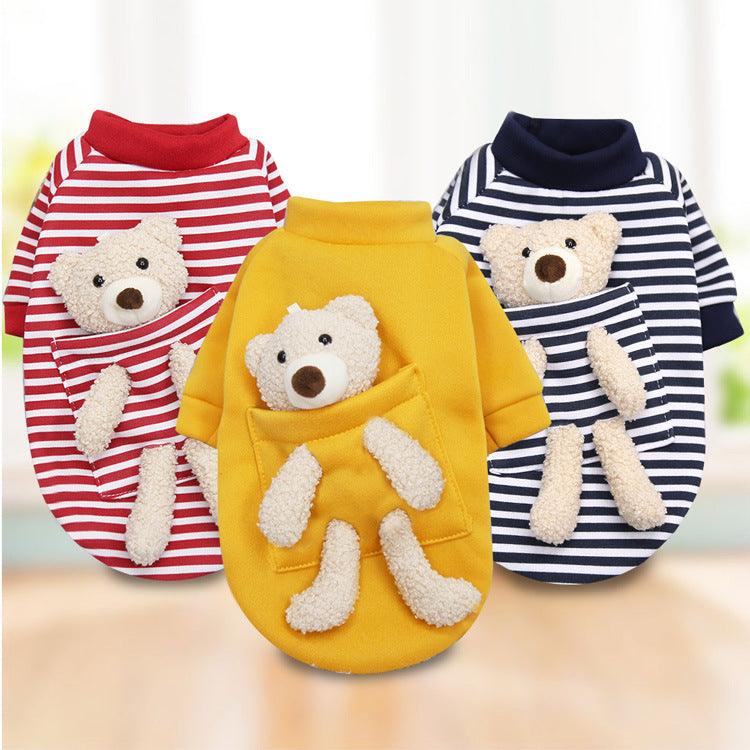 Lovable Cartoon Animal Print Pet Sweater-2