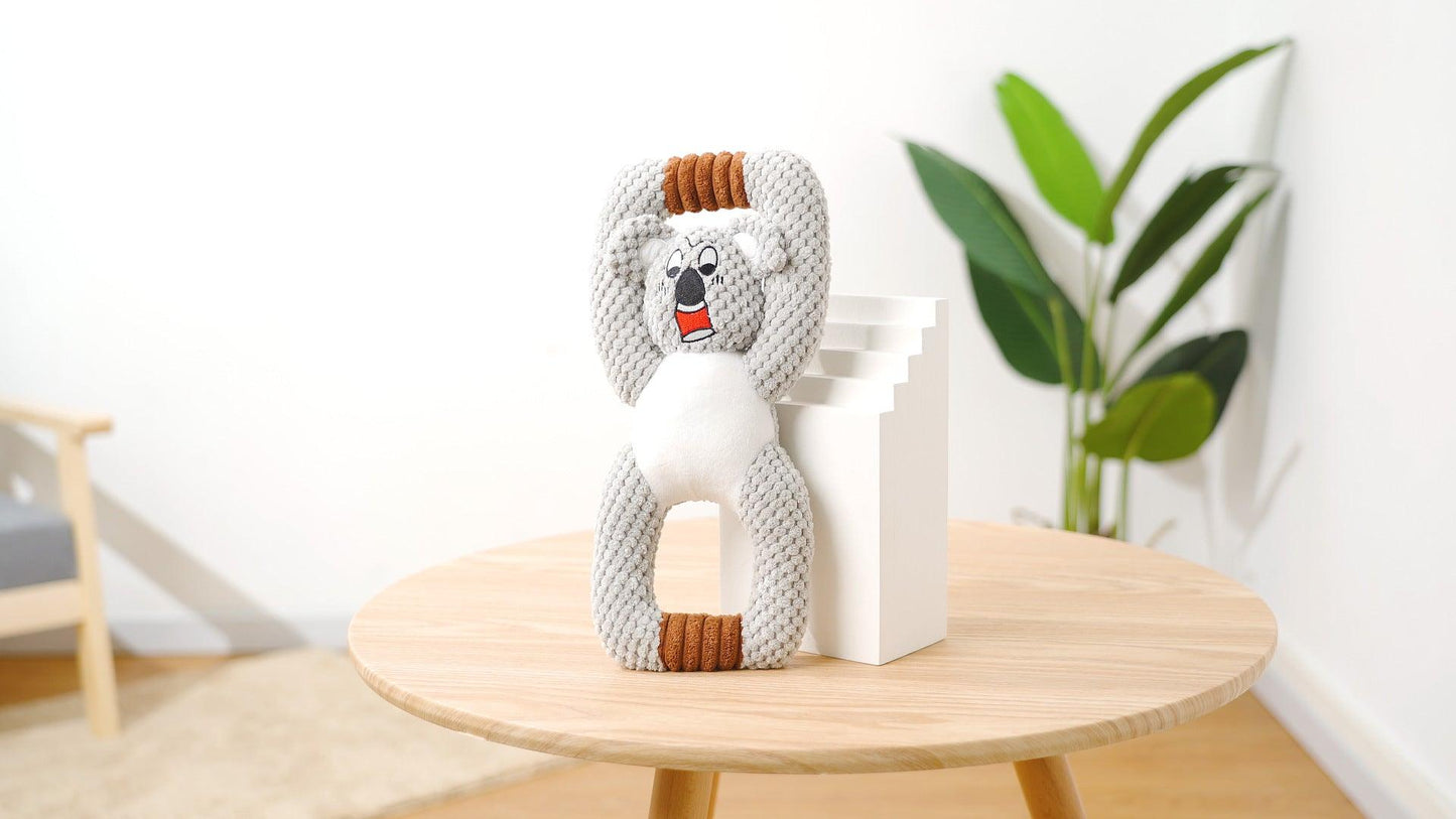 Plush Vocal Dog Toy Set - Sloth And Koala Bundle-0