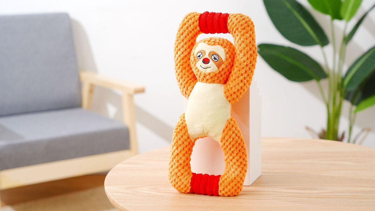 Plush Vocal Dog Toy Set - Sloth And Koala Bundle-1