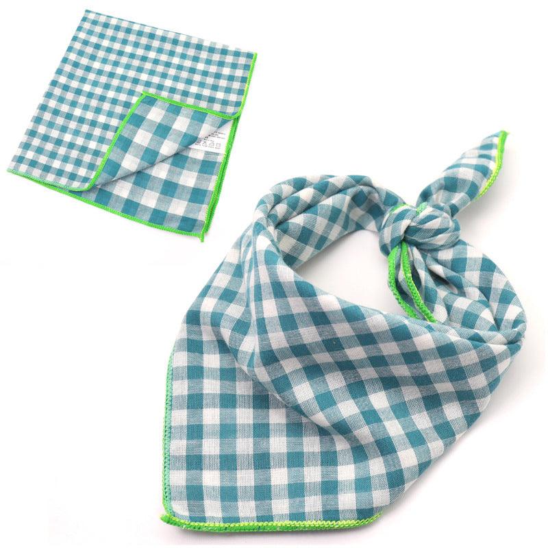 Fashionable Double Sided Cotton Pet Scarf-8