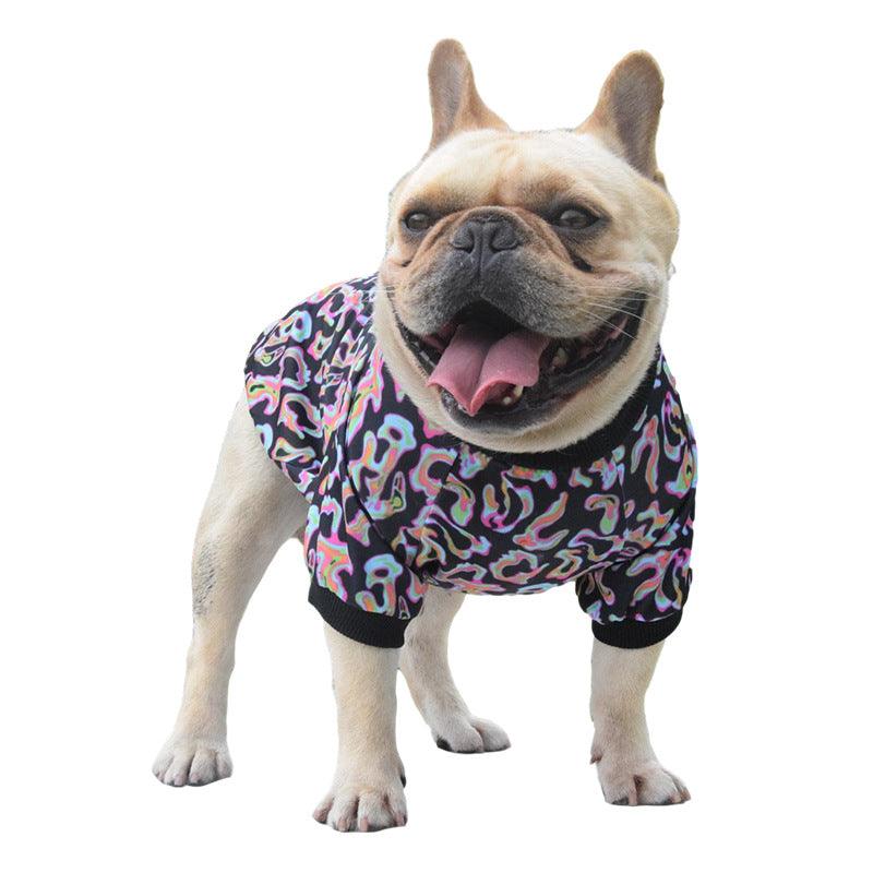 Fluorescent Camo Doggie Apparel: Stand Out In Style!-0