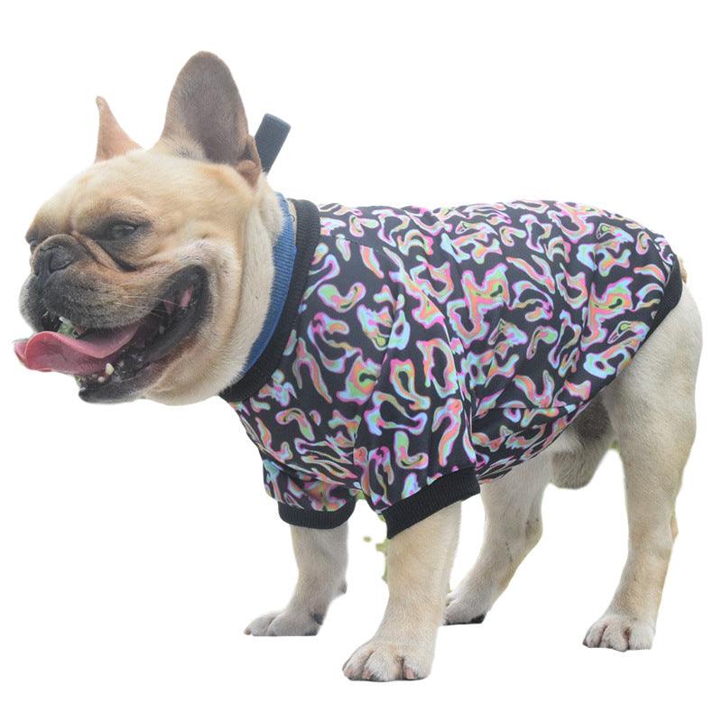 Fluorescent Camo Doggie Apparel: Stand Out In Style!-1