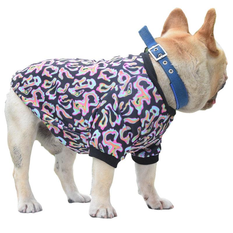 Fluorescent Camo Doggie Apparel: Stand Out In Style!-2