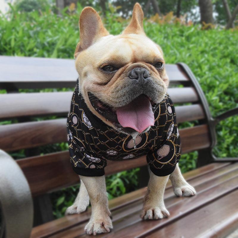 Personalized Pet Fashion: Customizable Bag Print Dog Clothes For Spring And Autumn-4