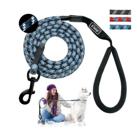 Premium Padded Rope Leash For Dogs Of All Sizes-3