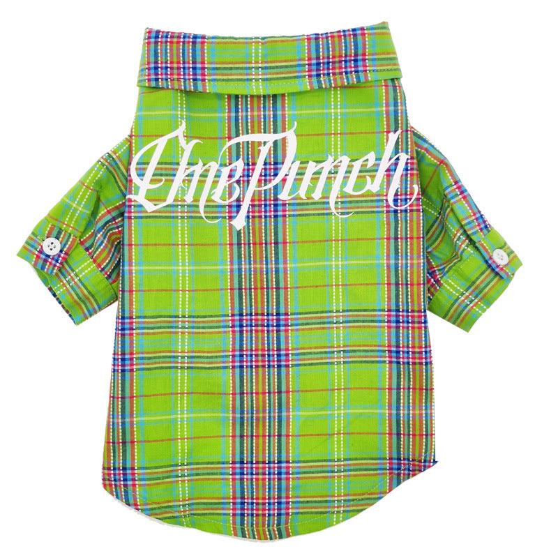 Fruit Green Casual Dog Shirt For Small And Medium-Sized Dogs And Cats-1