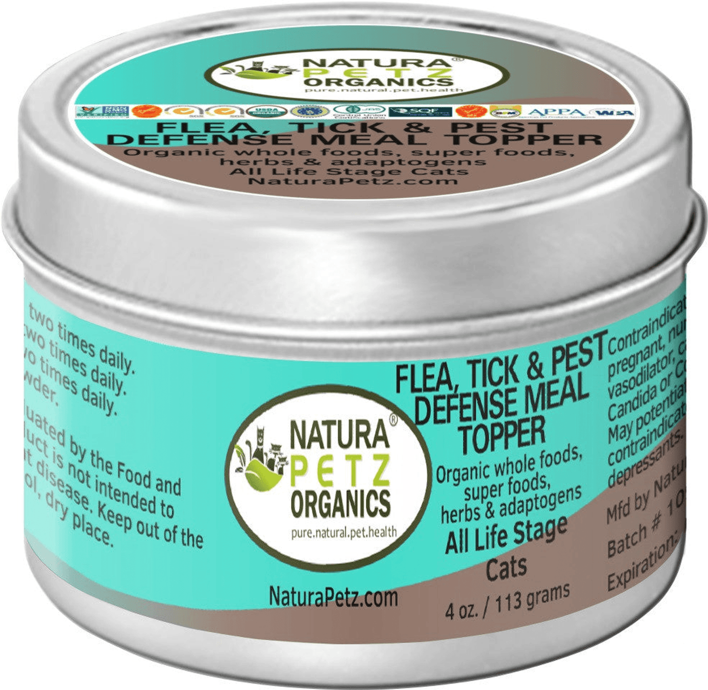 Natural Flea, Tick & Pest Defense Meal Topper for Dogs and Cats-2