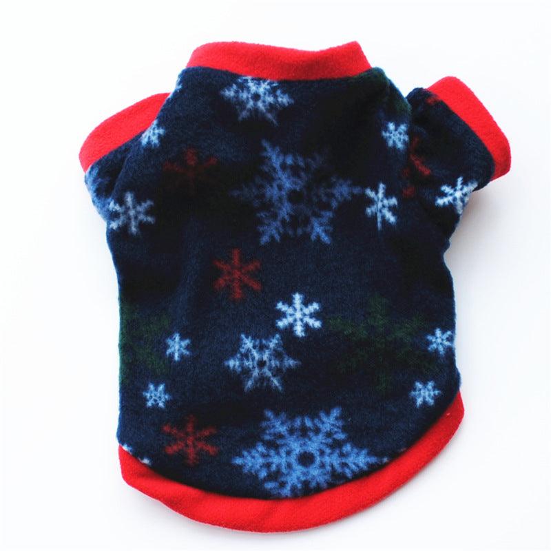 Festive Fleece Christmas Pet Costume-6