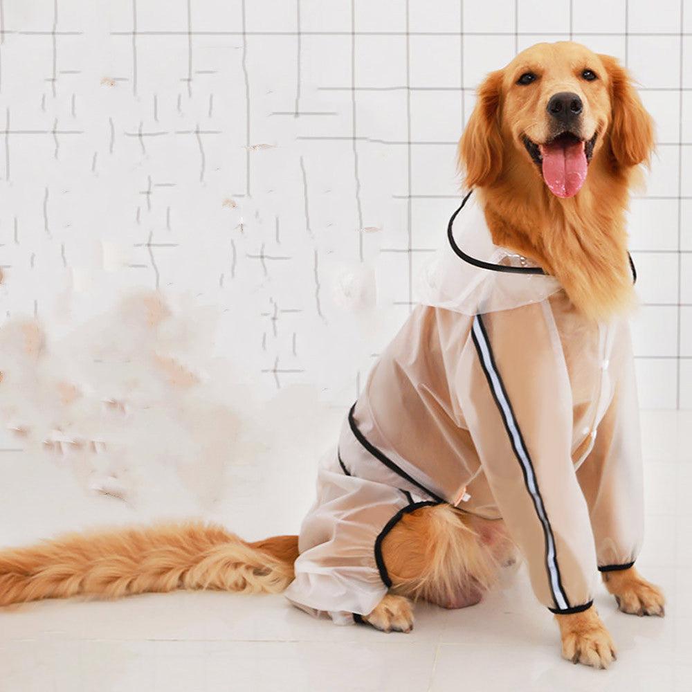 Waterproof Raincoat For Big Dogs - Stay Dry In Style-3