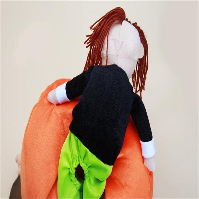 Pet Halloween Pumpkin Costume For Dogs-3