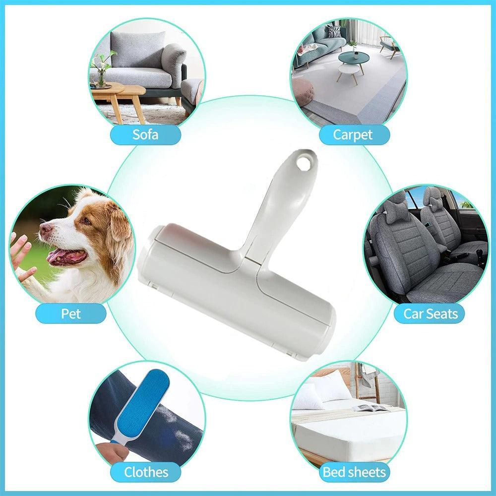 2-Way Pet Hair Roller Remover: The Ultimate Fur Cleaning Tool For Dogs And Cats-2