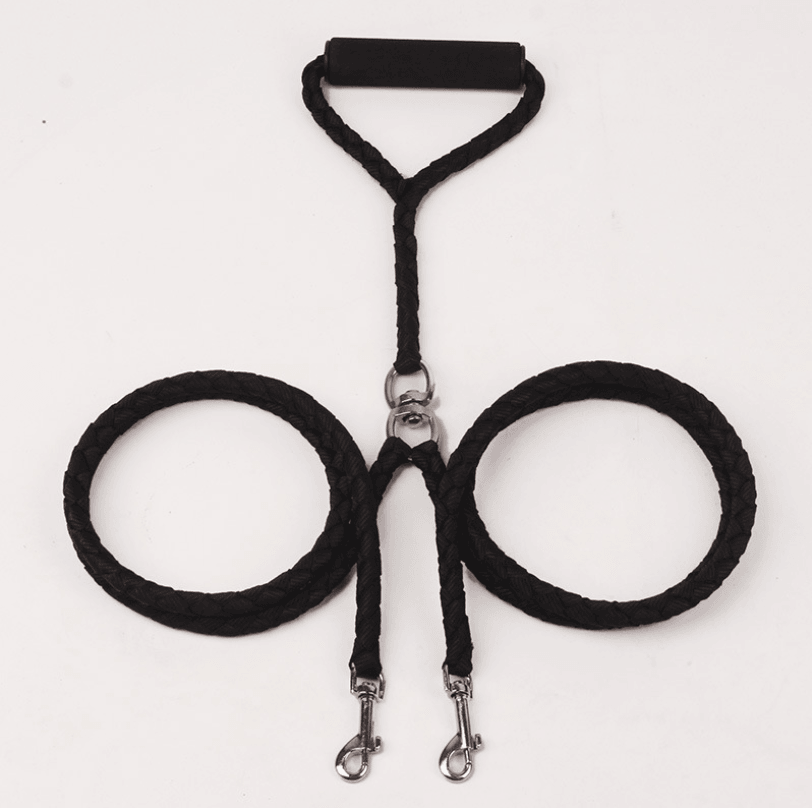 Double-Ended Hand-Knitted Braided Rope Dog Leash: The Ultimate Outdoor Companion-6