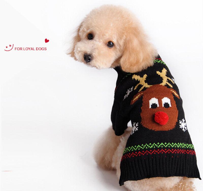 Winter Wonderland Pet Sweater: Cozy Christmas Fashion For Cats And Dogs-2