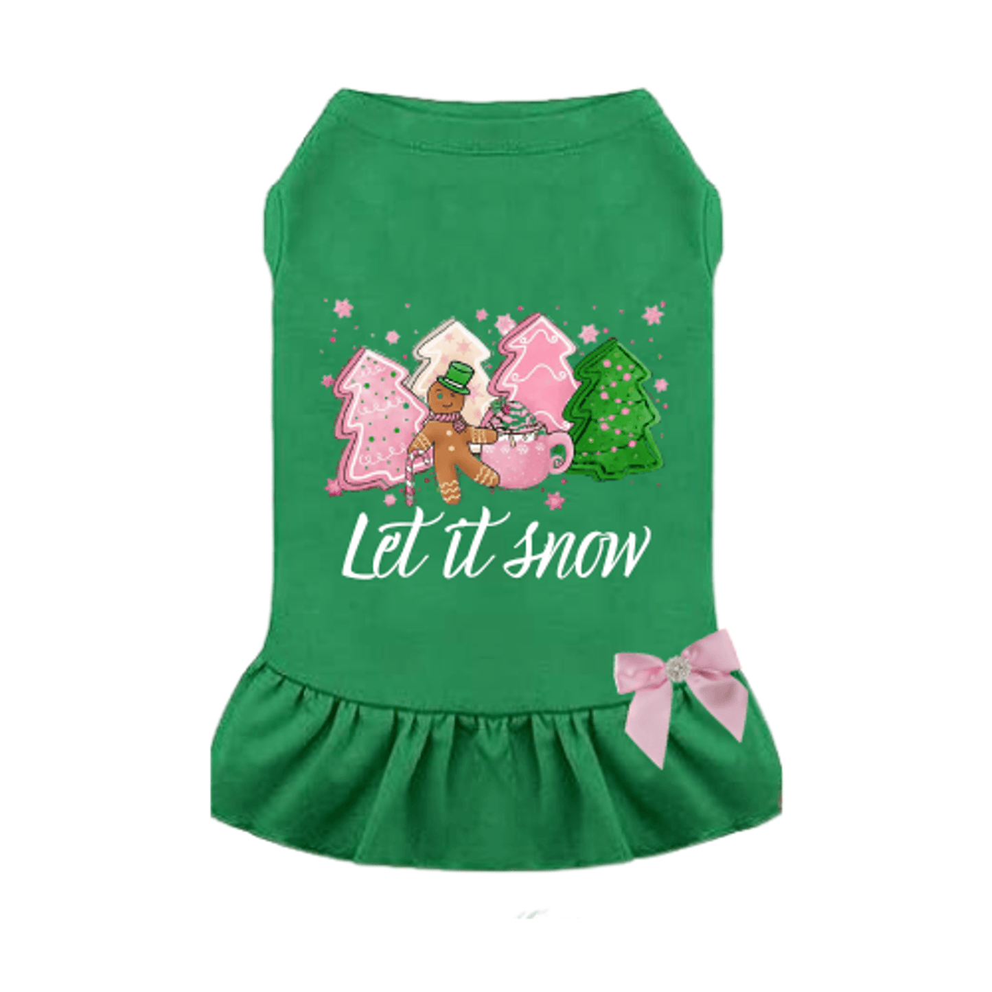 Gingerbread Glam Holiday Dress for Dogs-6