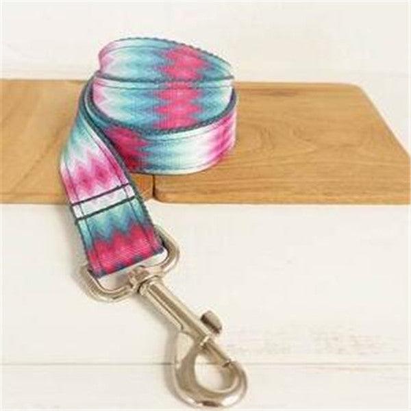 Vibrant Ribbon Traction Set For Patterned Dog Collars-3