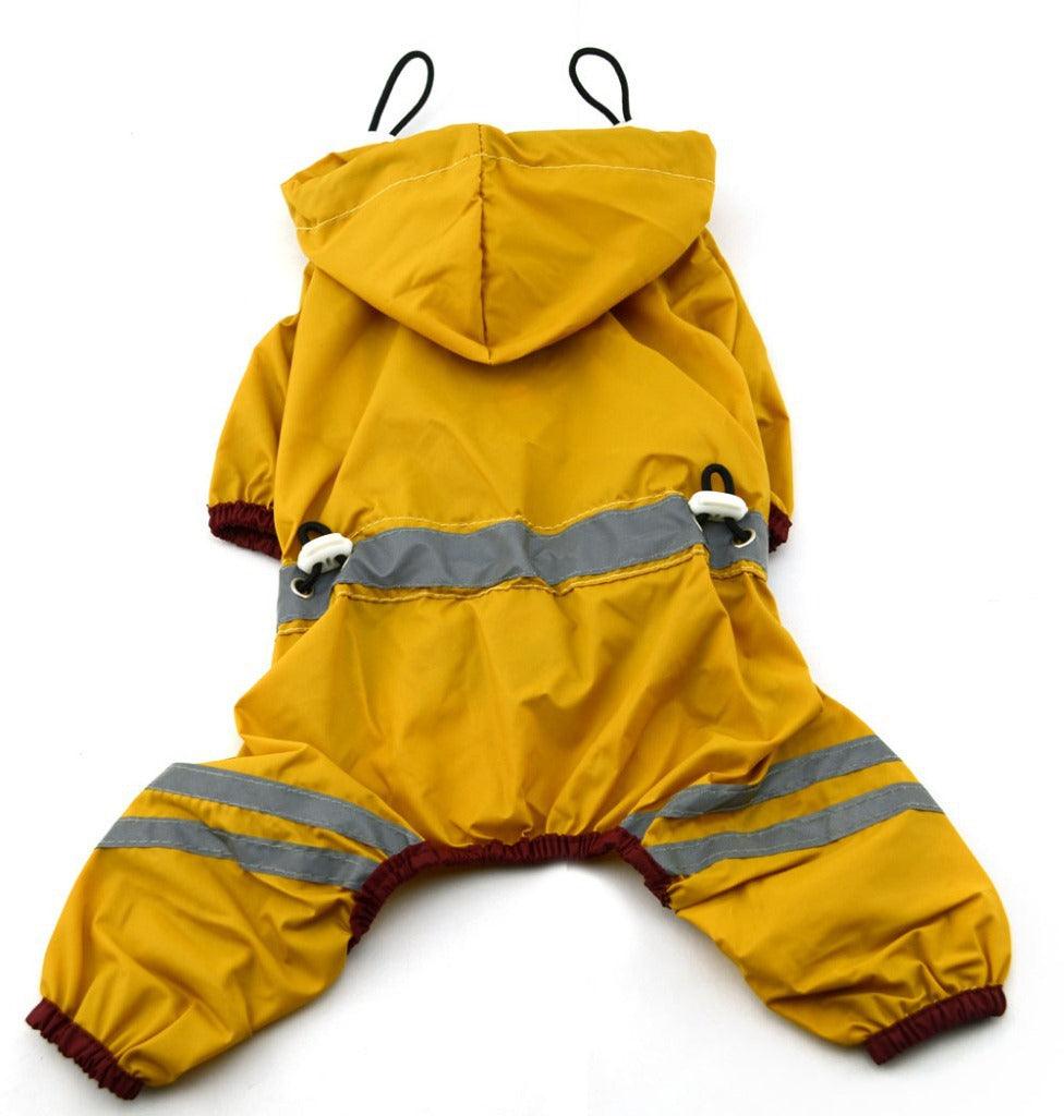Waterproof Reflective Hoodie Dog Cat Raincoat - Keep Your Pet Dry And Stylish!-6