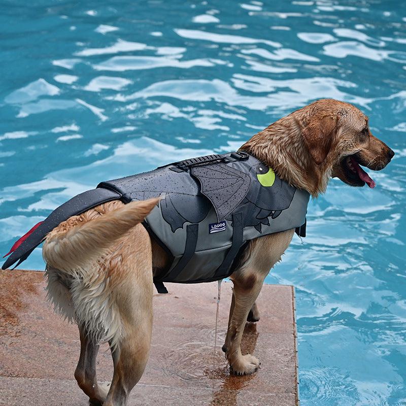 Dragon Pup Cosplay Swimwear - Unleash Your Dog's Inner Mythical Creature!-0