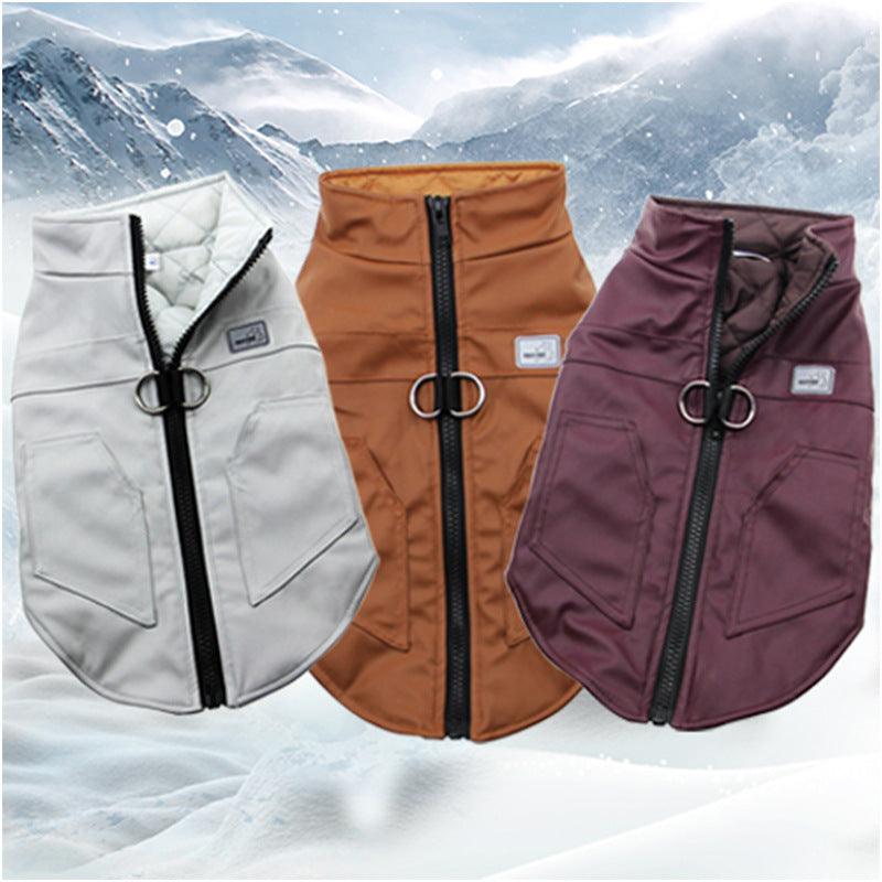 Winter Warmth Pet Vest: Stylish And Cozy Clothing For Dogs And Cats-0