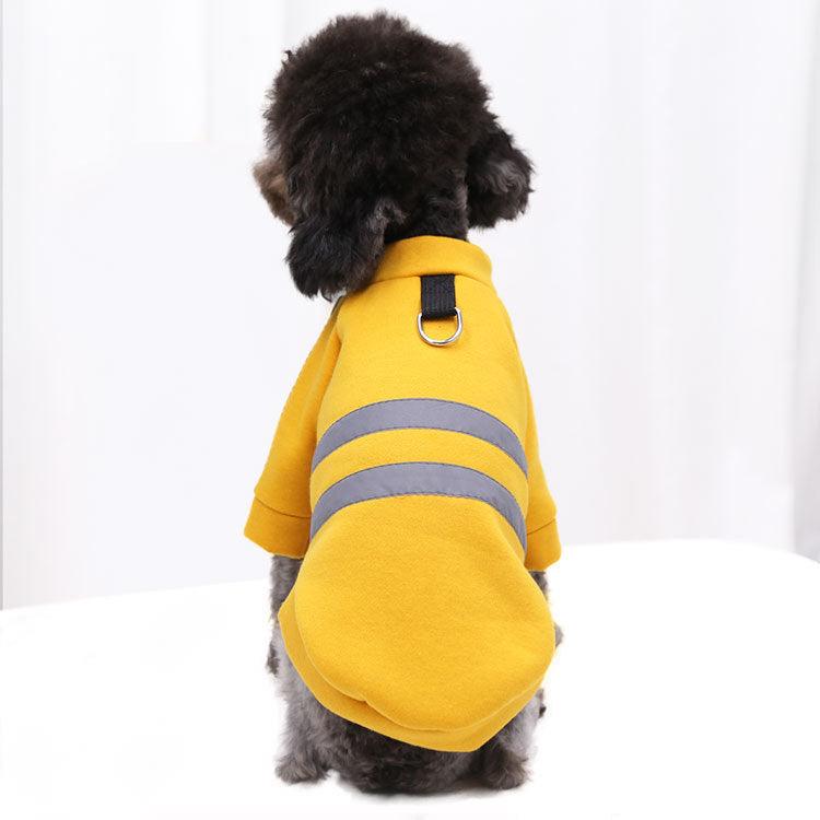 Reflective Glow-In-The-Dark Pet Sweater: Safe And Stylish Nighttime Attire For Dogs And Cats-1
