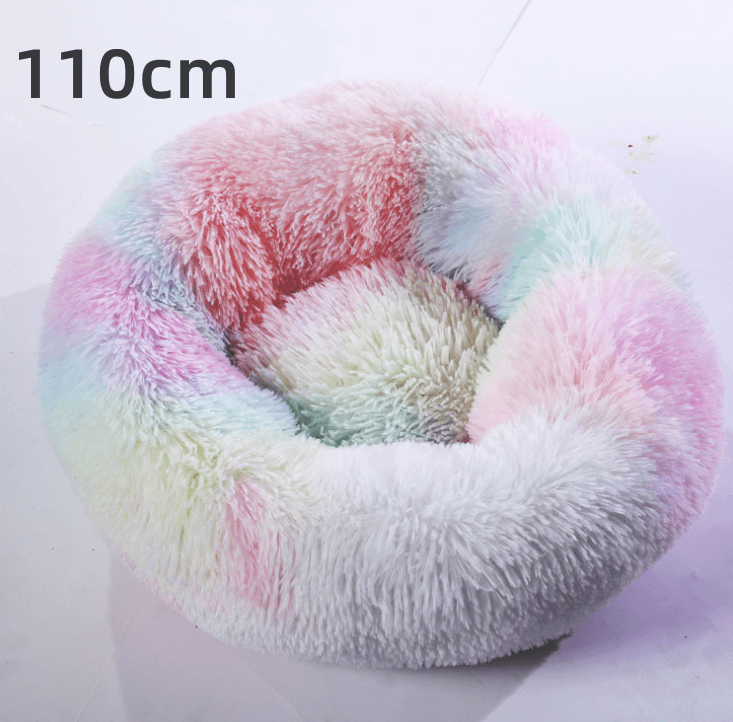 Cozy Haven: Luxurious Round Pet Bed For Winter Comfort-73