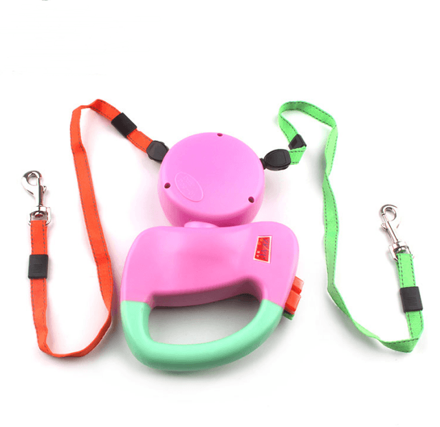 Ultimate Freedom Retractable Dual Pet Dog Walking Leash-3