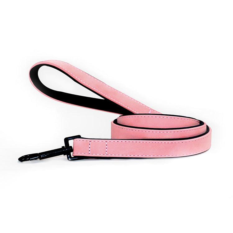 Premium Leather Dog Leash - Stylish And Durable Pet Traction Belt-2