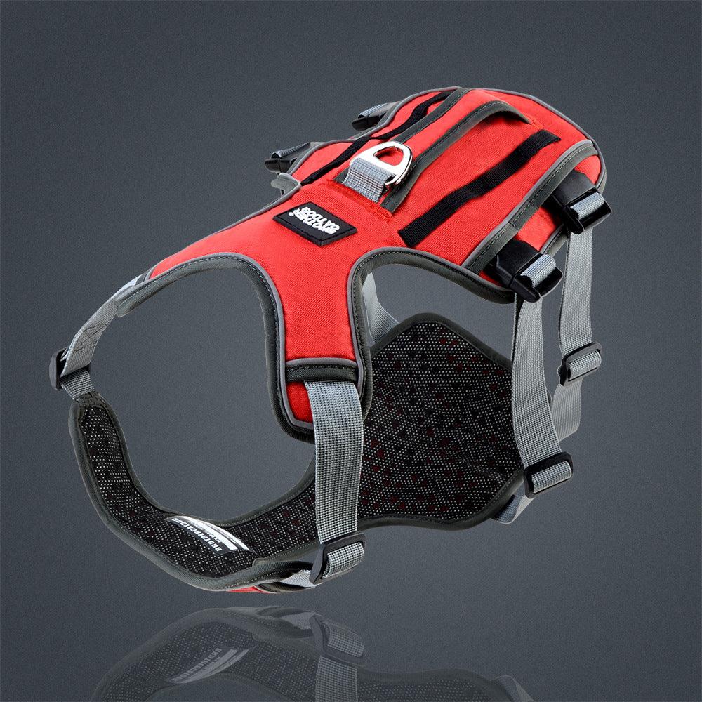 Reflective Comfortfit Pet Chest Harness Vest With Adjustable Traction Rope-0