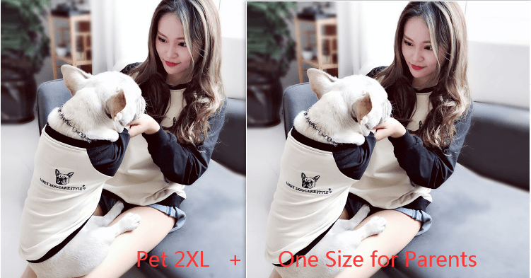 Korean Chic Long-Sleeved Dog Tee-9