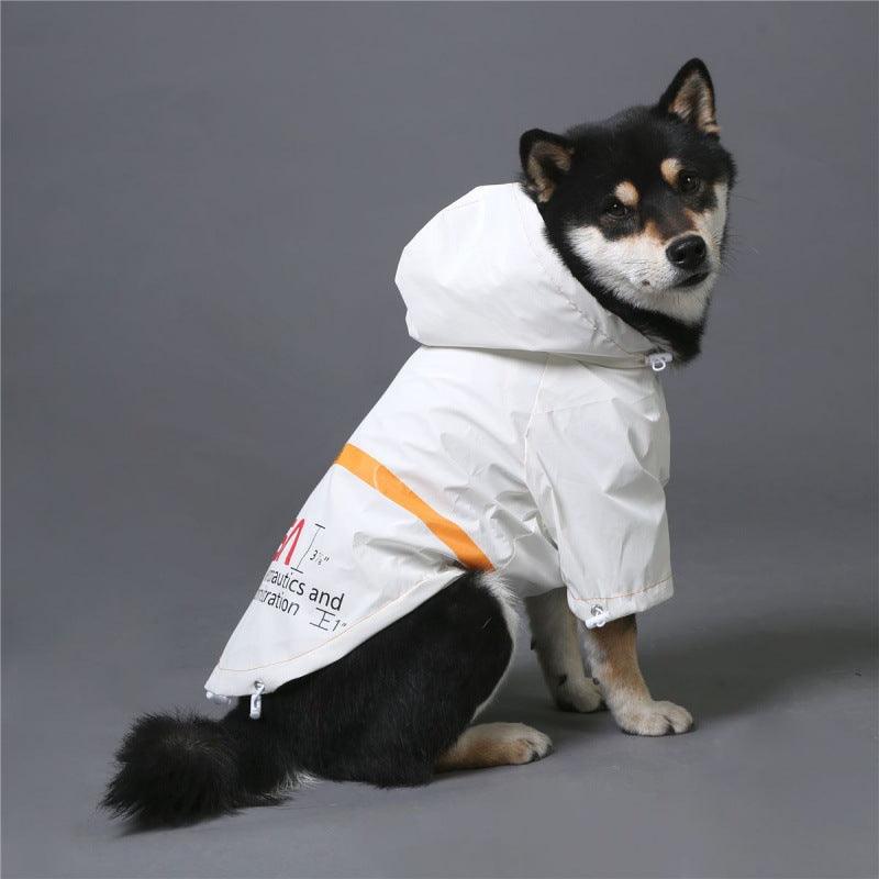 Tidestorm Reflective Space Suit Pet Raincoat-1