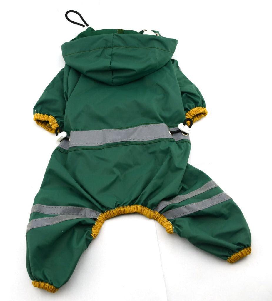 Waterproof Reflective Hoodie Dog Cat Raincoat - Keep Your Pet Dry And Stylish!-4
