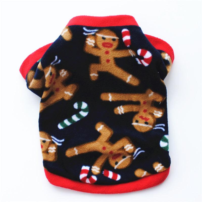 Festive Fleece Christmas Pet Costume-5