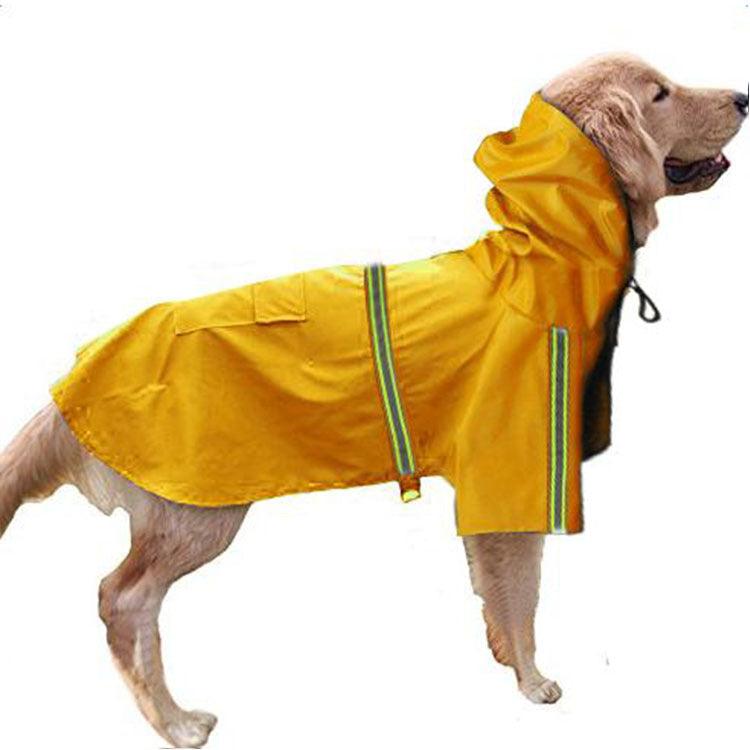 Reflective Waterproof Dog Raincoat - Spring And Summer Collection-0