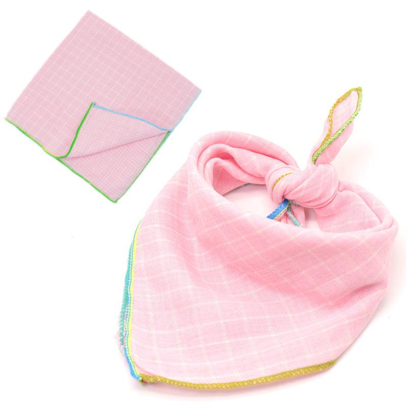 Fashionable Double Sided Cotton Pet Scarf-19