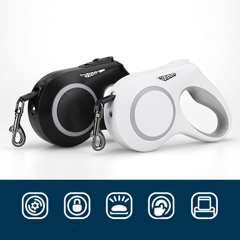 Illuminateleash: Automatic Telescopic Traction Rope With Lights-1